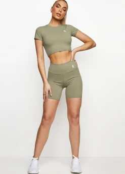 Shorts<Gym King 365 5 Inch Short Pale Olive