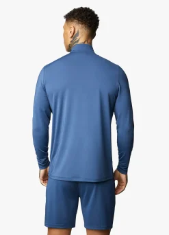 Gymwear<Gym King 365 1/4 Zip Funnel Moonlight Blue