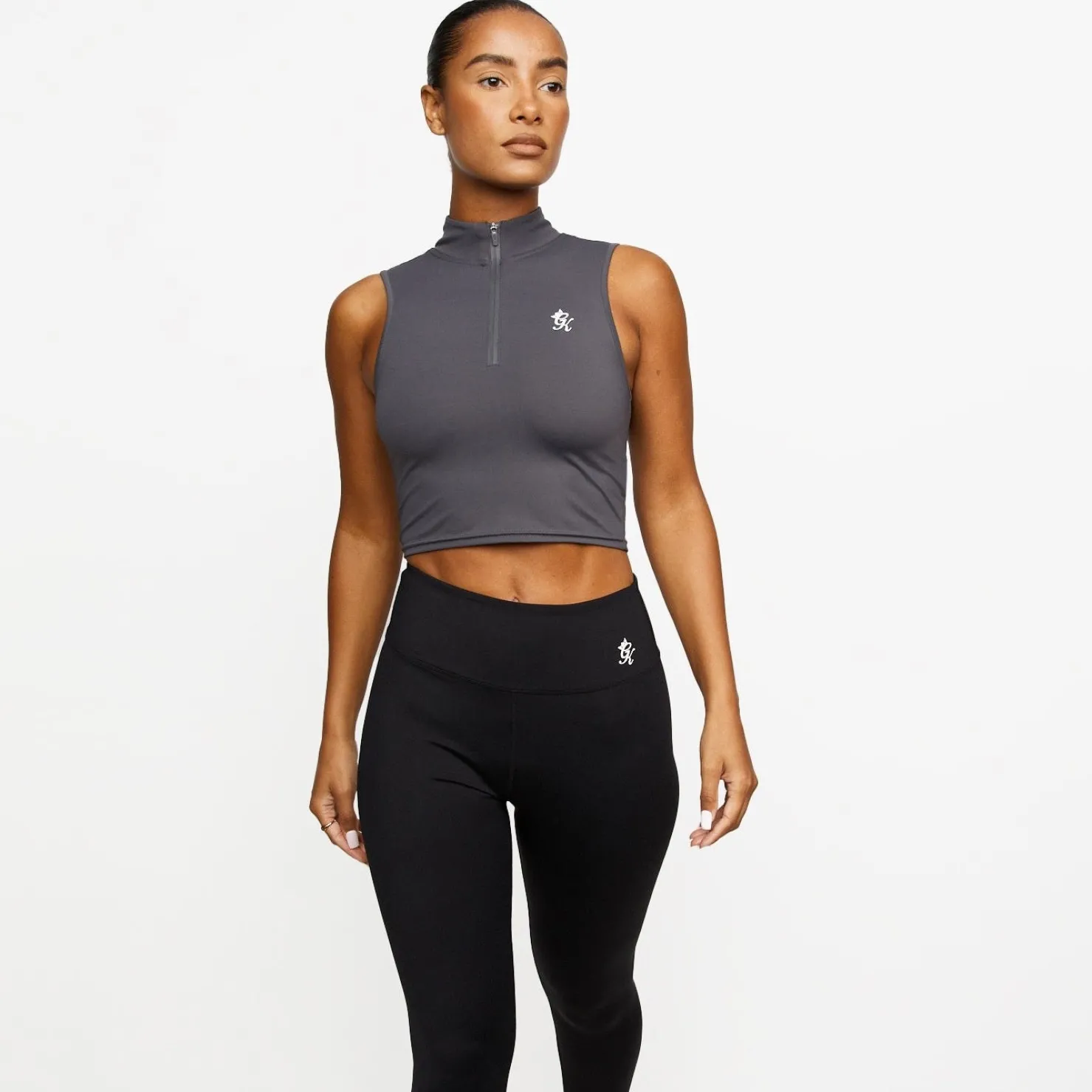 Gymwear<Gym King 365 1/4 Zip Tank Graphite