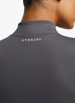 Tops & T-Shirts<Gym King 365 1/4 Zip Tank Graphite