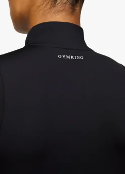 Tops & T-Shirts<Gym King 365 1/4 Zip Tank Black