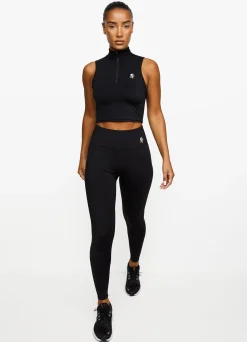 Gymwear<Gym King 365 1/4 Zip Tank Black