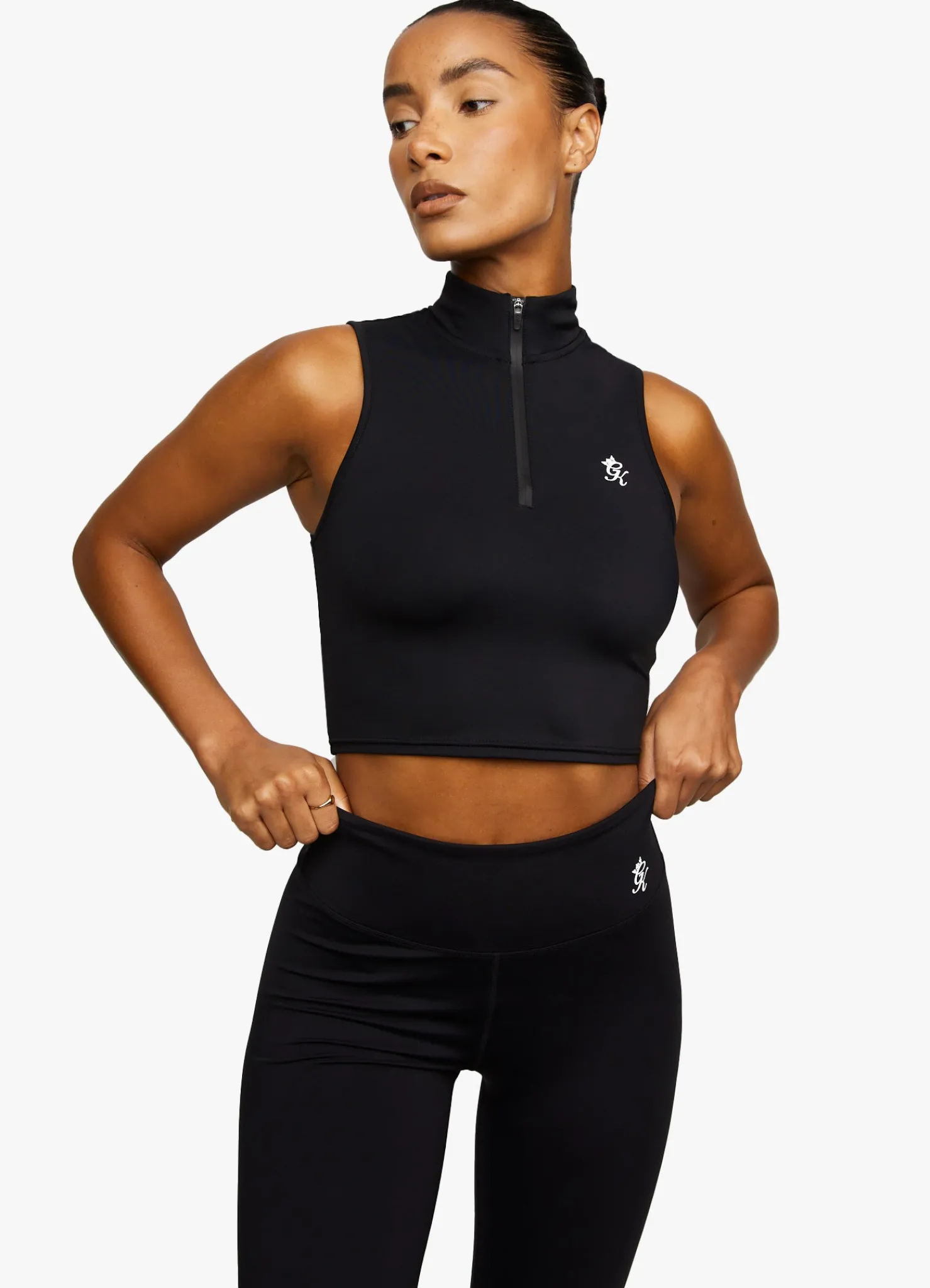 Gymwear<Gym King 365 1/4 Zip Tank Black