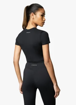 Gymwear<Gym King 365 Cap Sleeve Tee Black