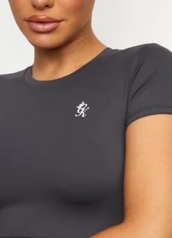 Gymwear<Gym King 365 Cap Sleeve Tee Graphite
