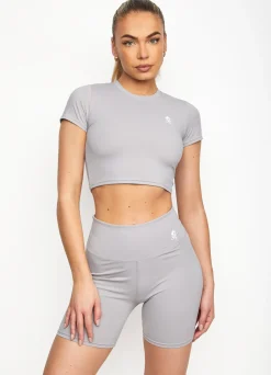 Gymwear<Gym King 365 Cap Sleeve Tee Shadow Grey