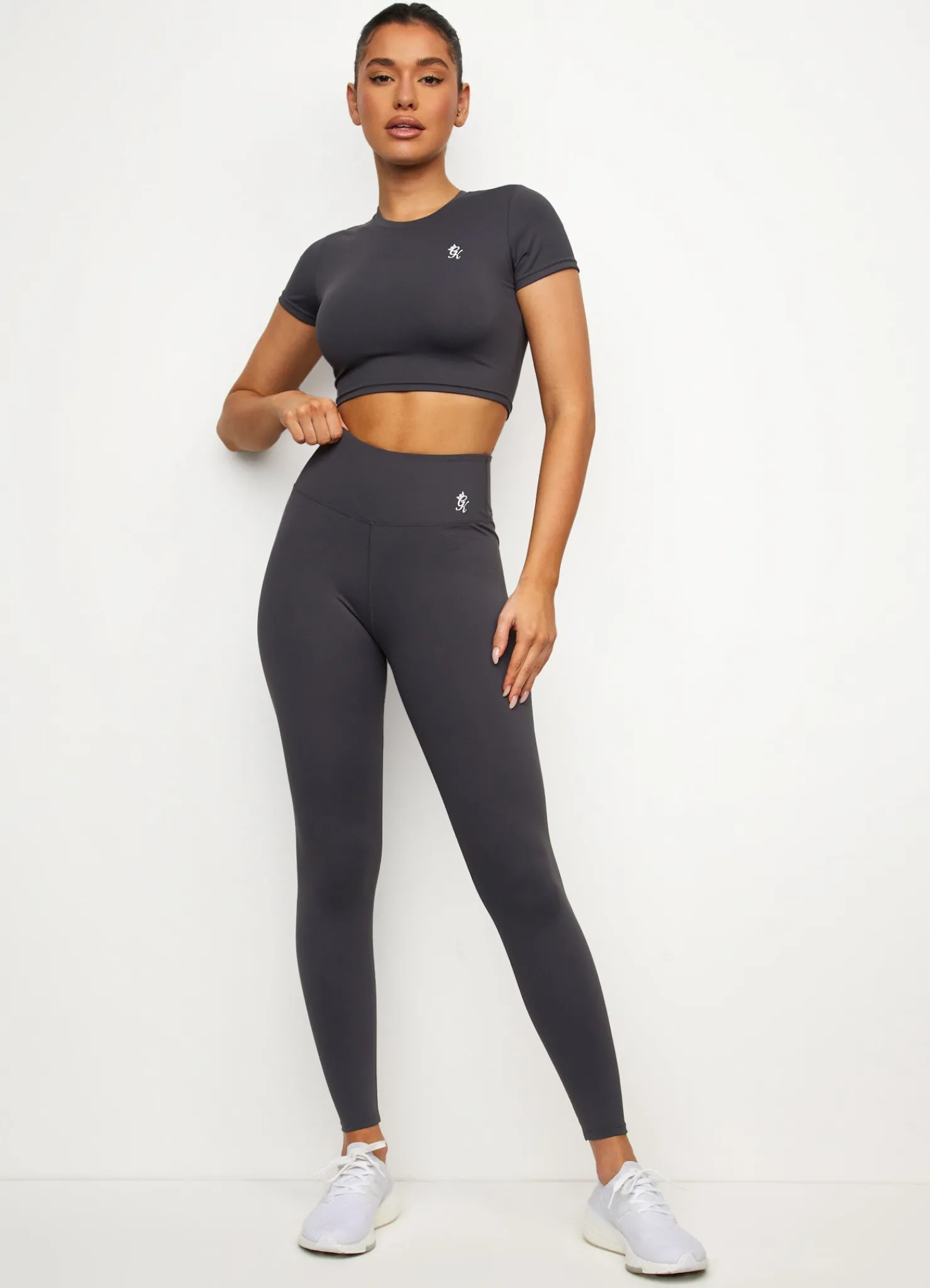 Gymwear<Gym King 365 Cap Sleeve Tee Graphite