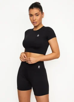 Gymwear<Gym King 365 Cap Sleeve Tee Black