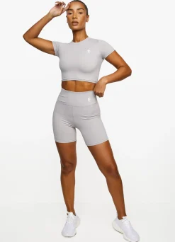 Gymwear<Gym King 365 Cap Sleeve Tee Shadow Grey