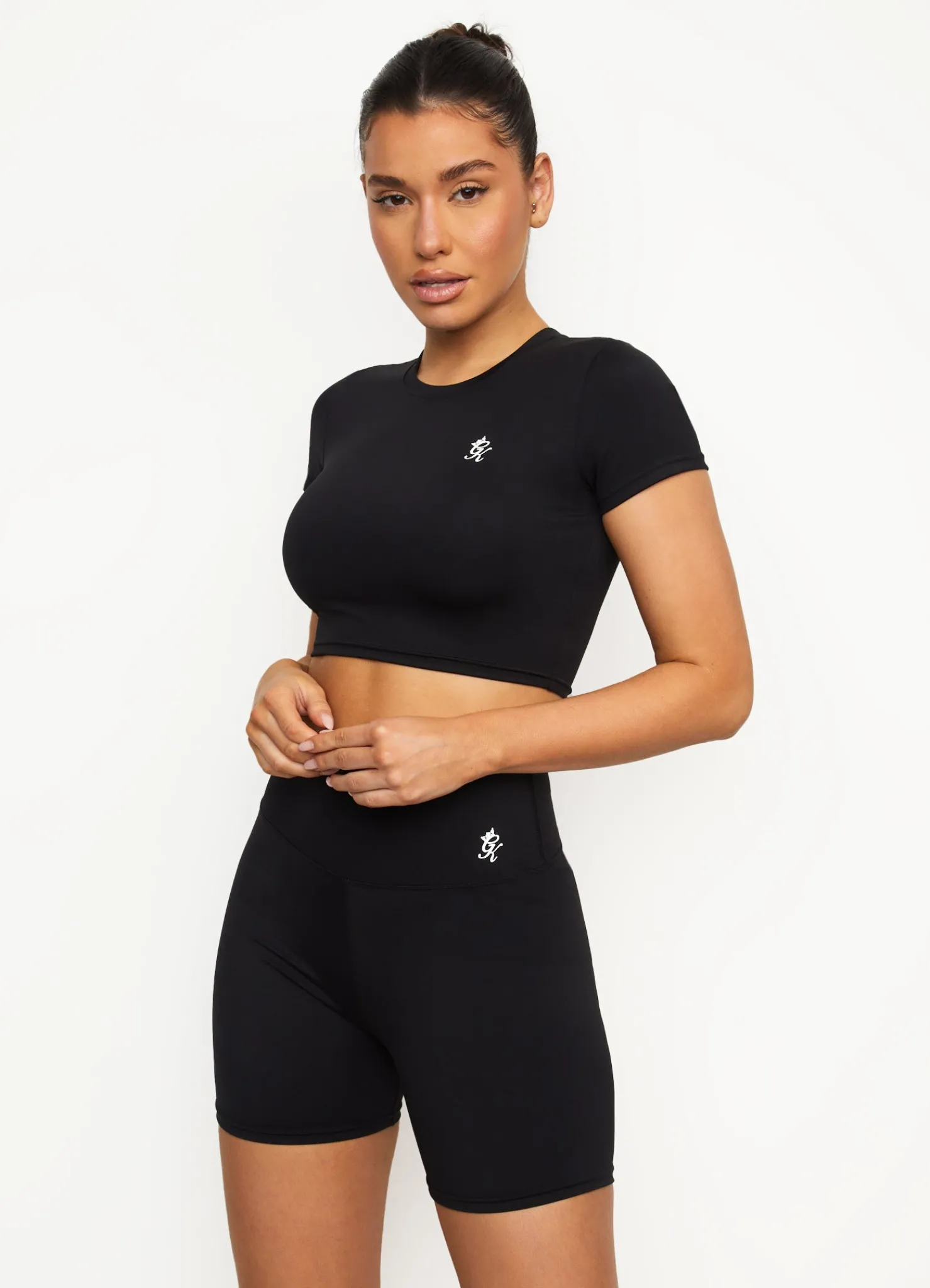 Tops & T-Shirts<Gym King 365 Cap Sleeve Tee Black