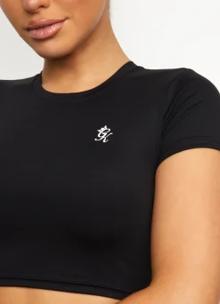 Gymwear<Gym King 365 Cap Sleeve Tee Black
