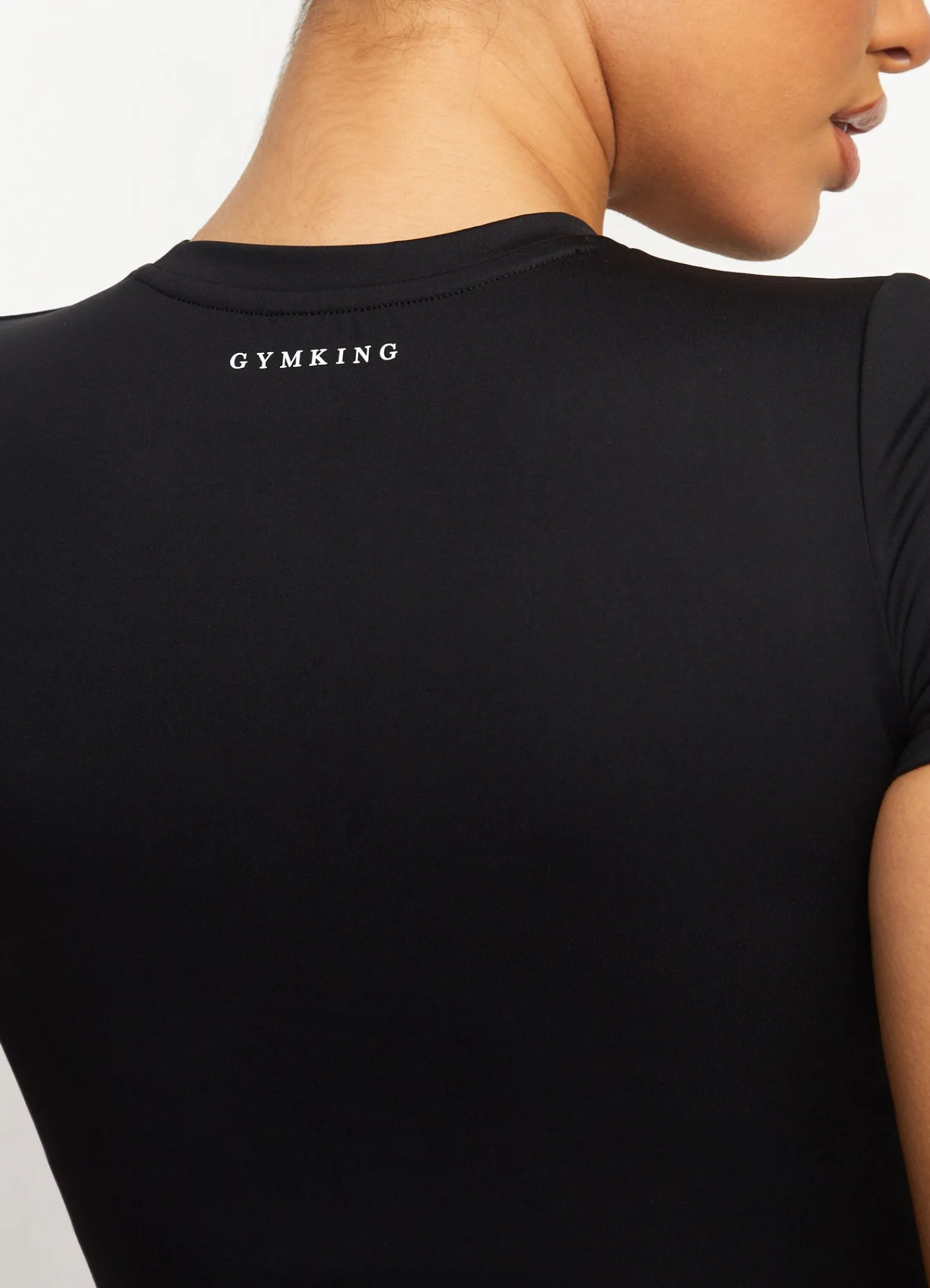 Tops & T-Shirts<Gym King 365 Cap Sleeve Tee Black