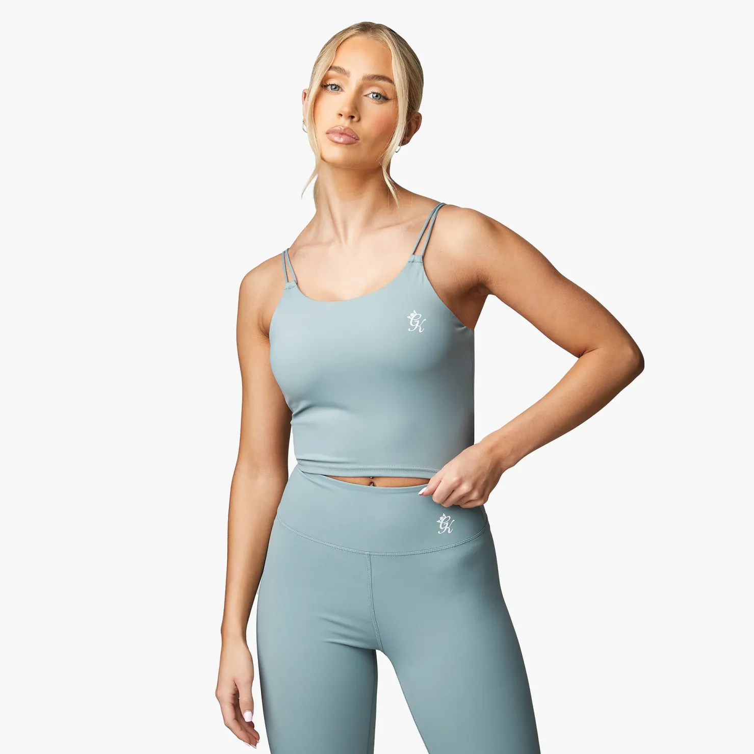 Sports Bras<Gym King 365 Long Line Tank Sage
