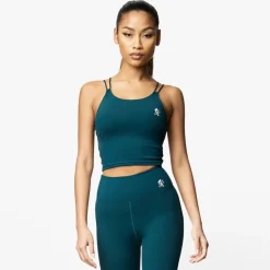 Sports Bras<Gym King 365 Long Line Tank Pine Green