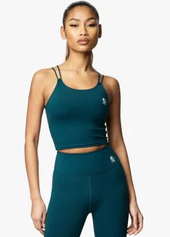 Sports Bras<Gym King 365 Long Line Tank Pine Green