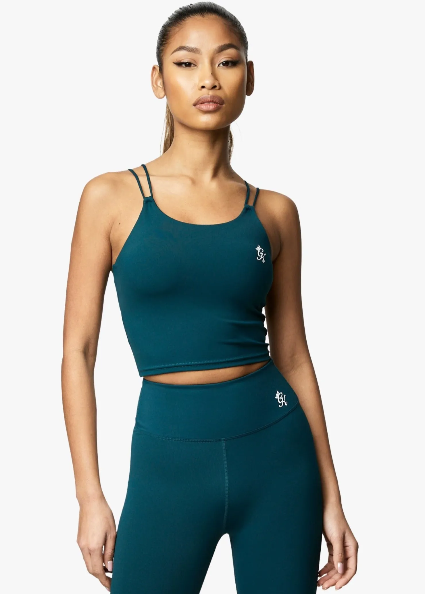 Sports Bras<Gym King 365 Long Line Tank Pine Green
