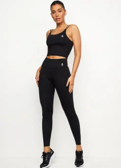 Sports Bras<Gym King 365 Long Line Tank Black