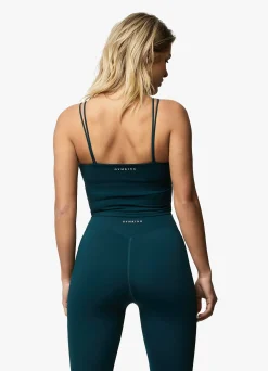Gymwear<Gym King 365 Long Line Tank Pine Green