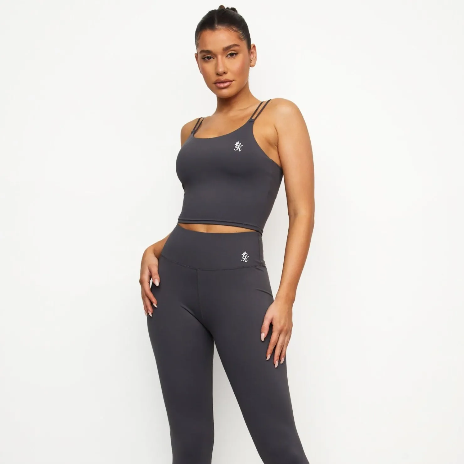 Sports Bras<Gym King 365 Longline Tank Graphite