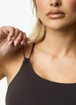 Gymwear<Gym King 365 Longline Tank Cocoa