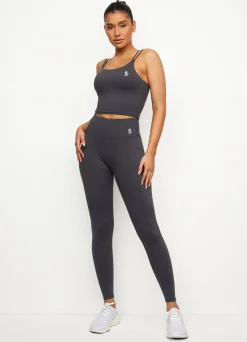 Gymwear<Gym King 365 Longline Tank Graphite
