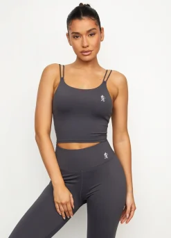 Gymwear<Gym King 365 Longline Tank Graphite