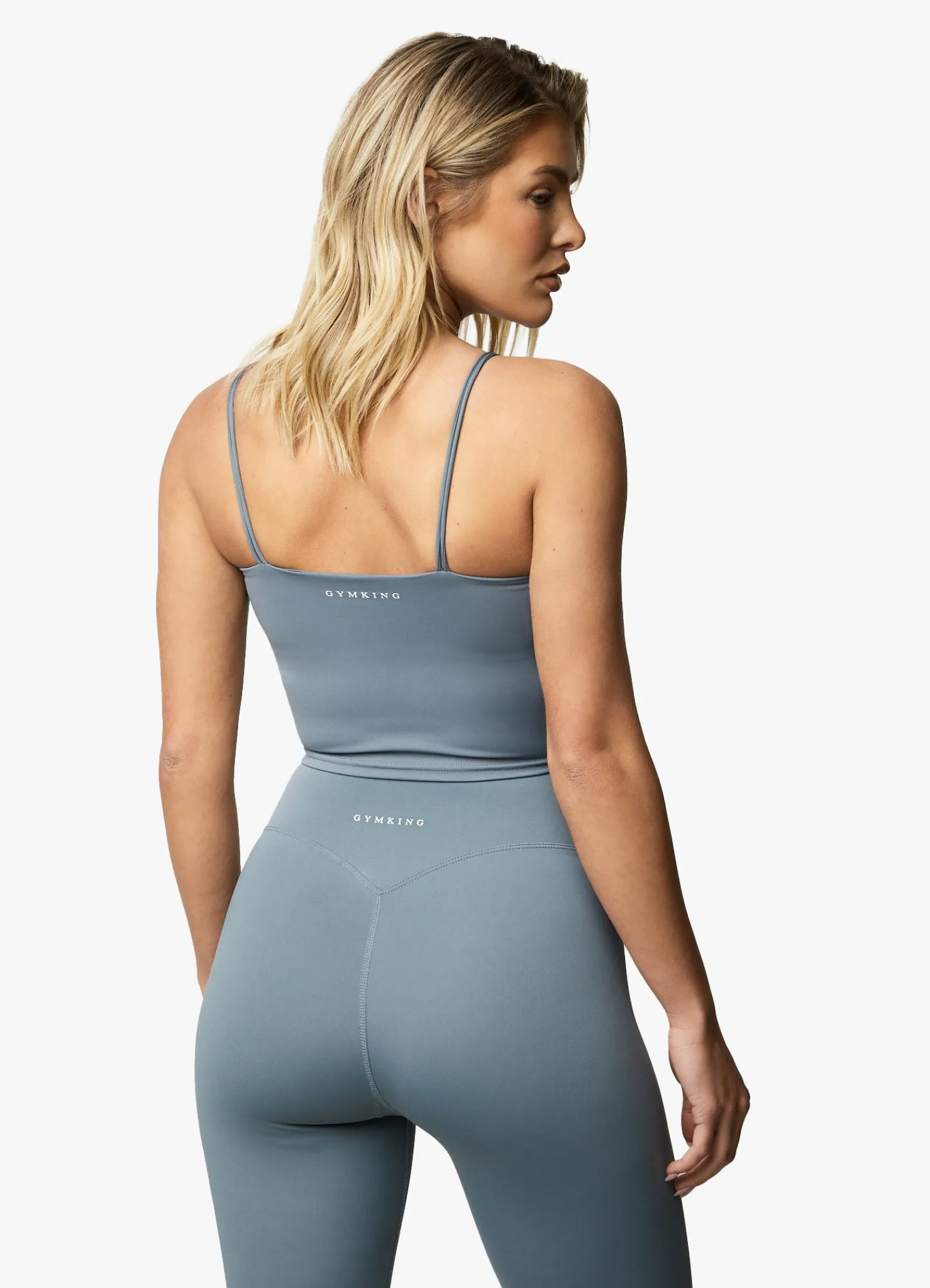 Sports Bras<Gym King 365 Longline Tank Sports Bra Petrol Blue