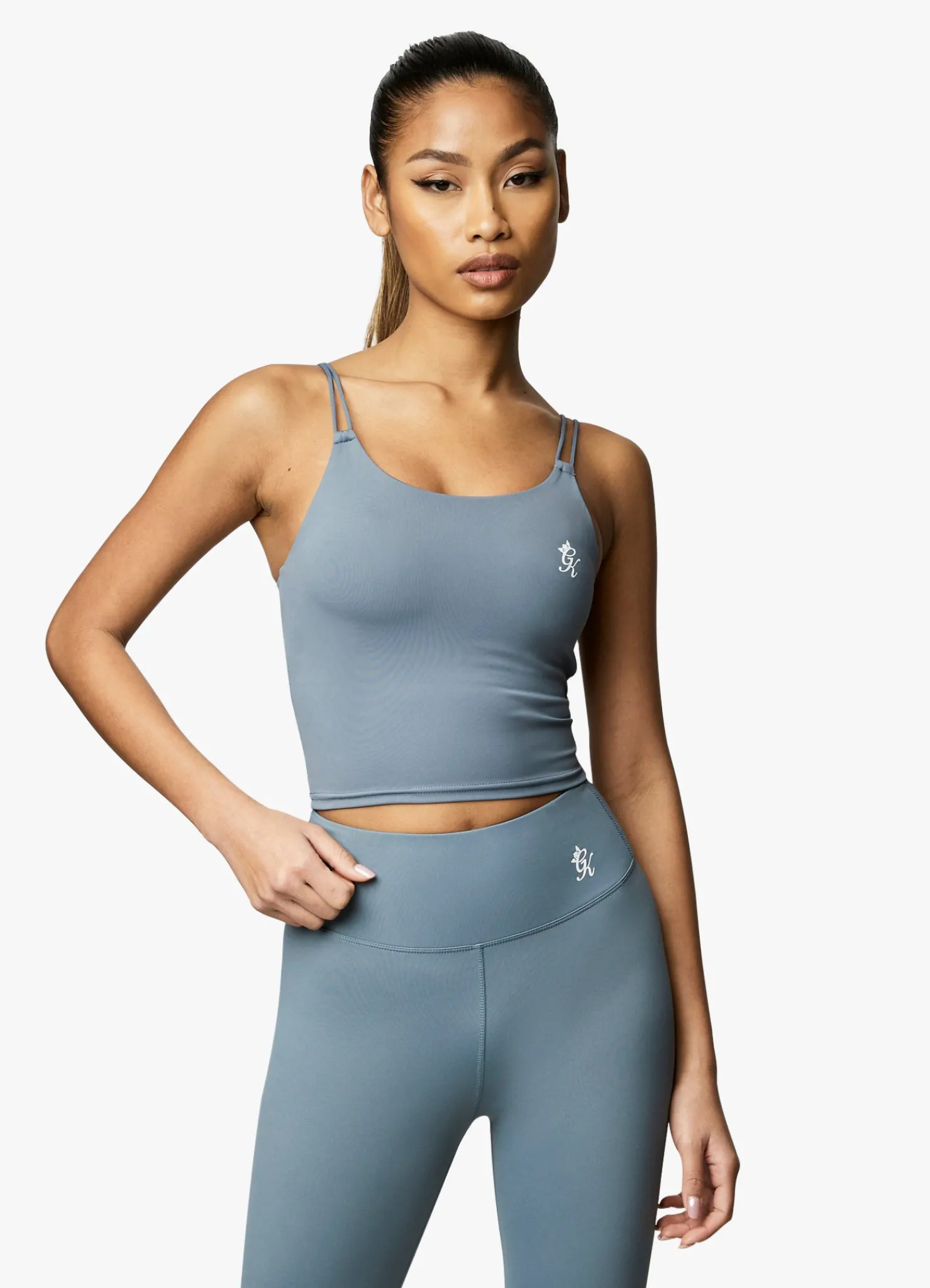 Sports Bras<Gym King 365 Longline Tank Sports Bra Petrol Blue