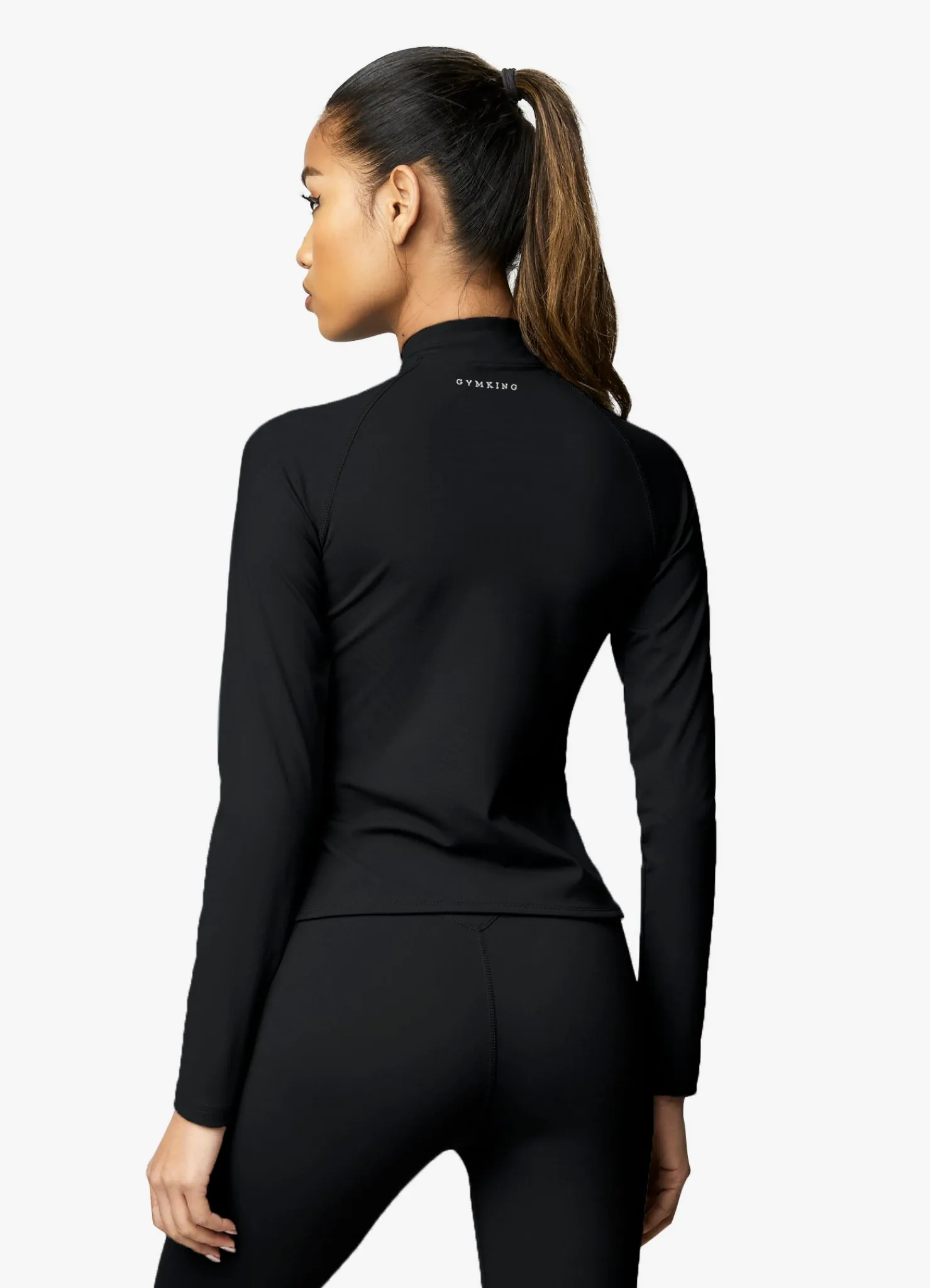 Tops & T-Shirts<Gym King 365 Ls 1/4 Zip Black