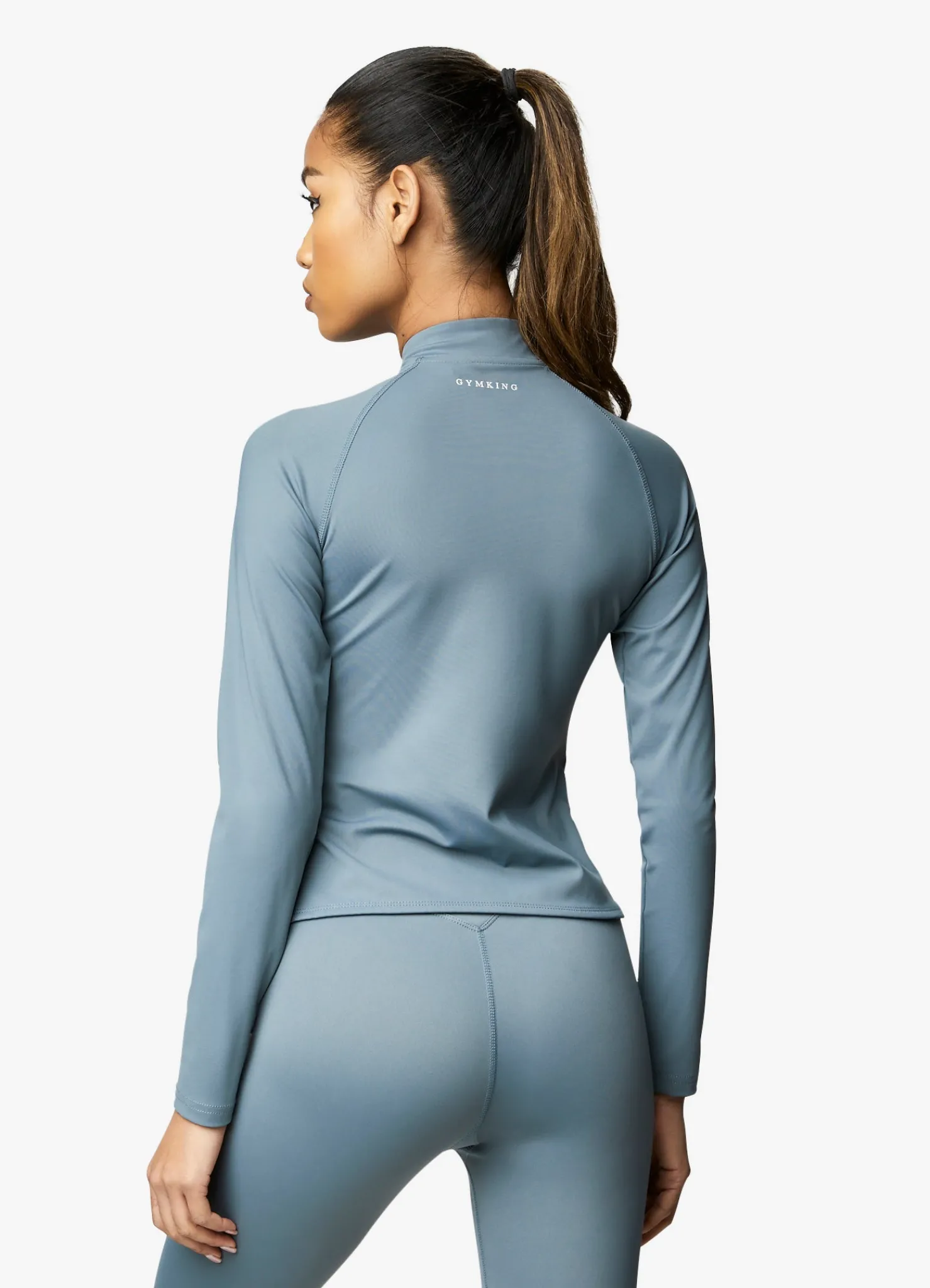 Tops & T-Shirts<Gym King 365 Ls 1/4 Zip Petrol Blue
