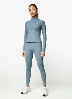 Tops & T-Shirts<Gym King 365 Ls 1/4 Zip Petrol Blue