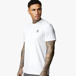 T-Shirts<Gym King 365 Poly Tee White