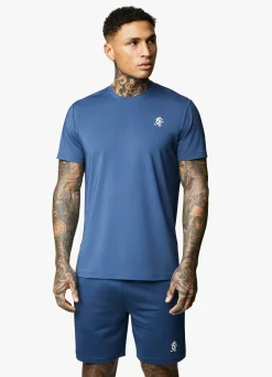 T-Shirts<Gym King 365 Poly Tee Moonlight Blue