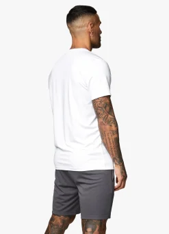 T-Shirts<Gym King 365 Poly Tee White