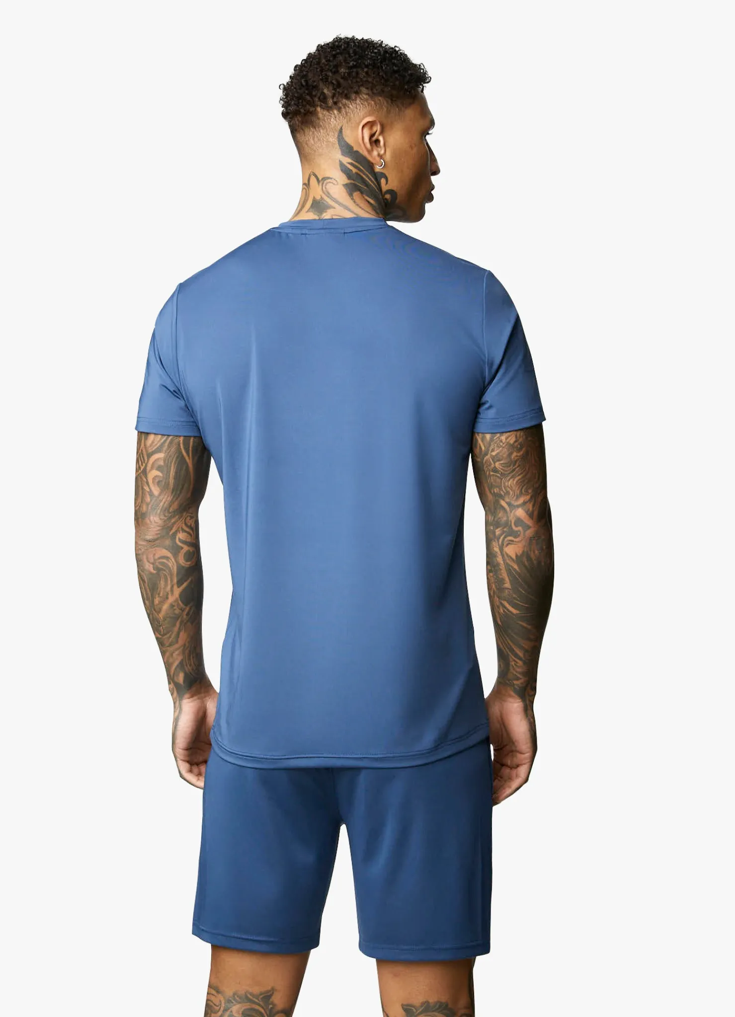 T-Shirts<Gym King 365 Poly Tee Moonlight Blue
