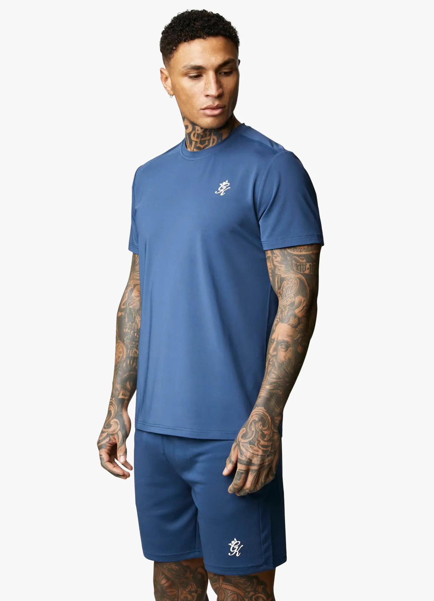 Gymwear<Gym King 365 Poly Tee Moonlight Blue