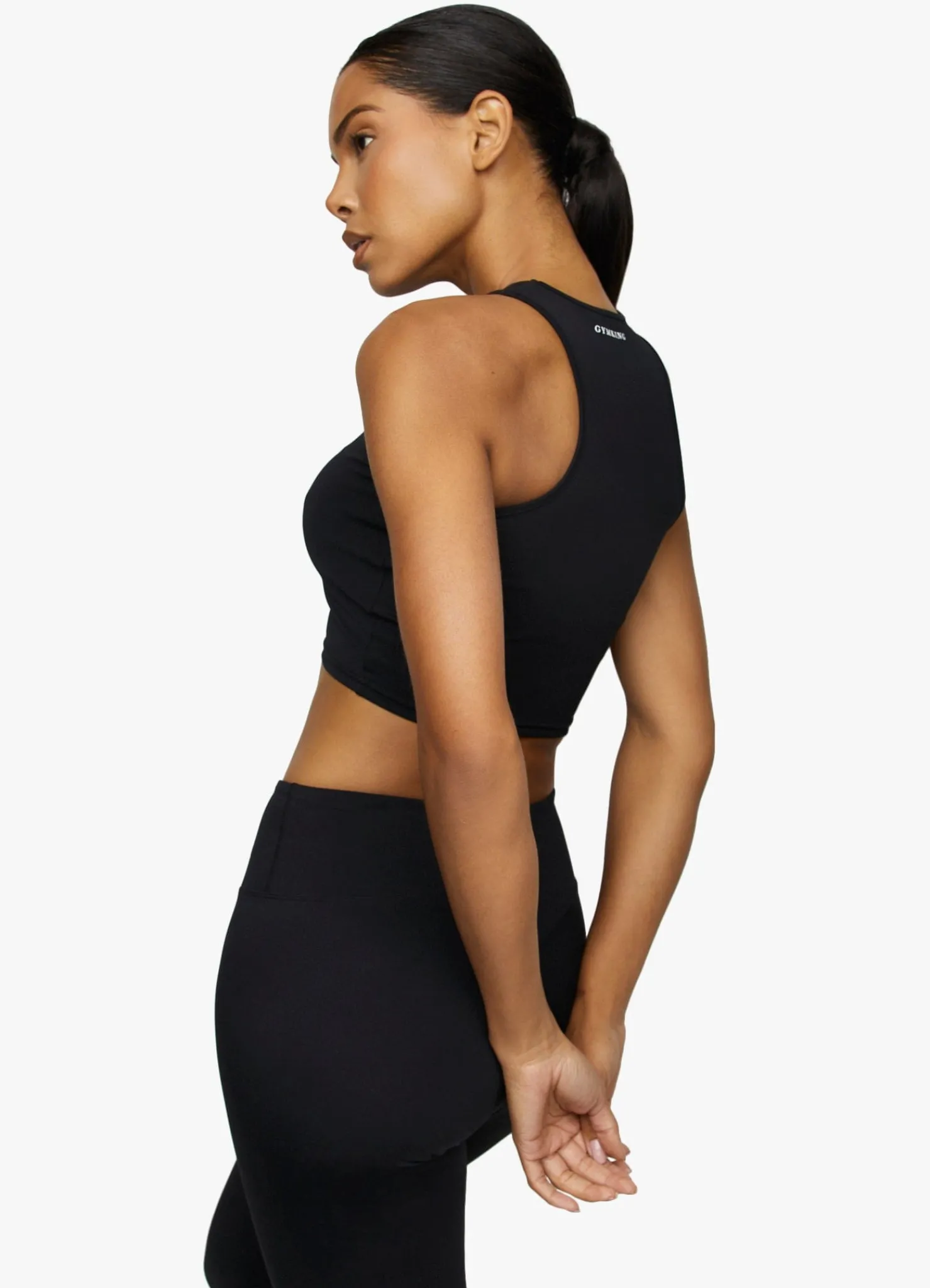 Gymwear<Gym King 365 Racer Tank Black