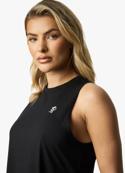 Gymwear<Gym King 365 Split Hem Vest Black