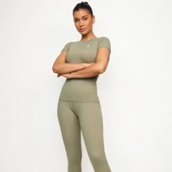 Tops & T-Shirts<Gym King 365 Tee Pale Olive