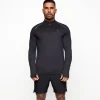 Gymwear<Gym King Ambition Taped 1/4 Zip Funnel Black