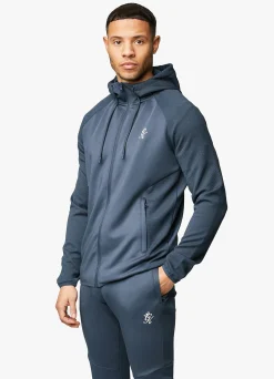 Tracksuit Tops<Gym King Ascent Panel Hood Deep Blue