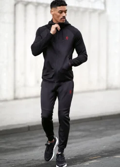 Tracksuit Tops<Gym King Ascent Panel Hood Black