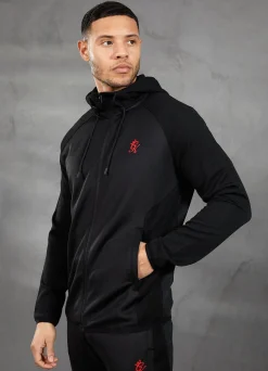 Tracksuit Tops<Gym King Ascent Panel Hood Black