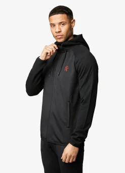 Tracksuit Tops<Gym King Ascent Panel Hood Black