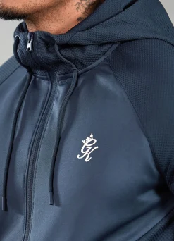 Tracksuit Tops<Gym King Ascent Panel Hood Deep Blue