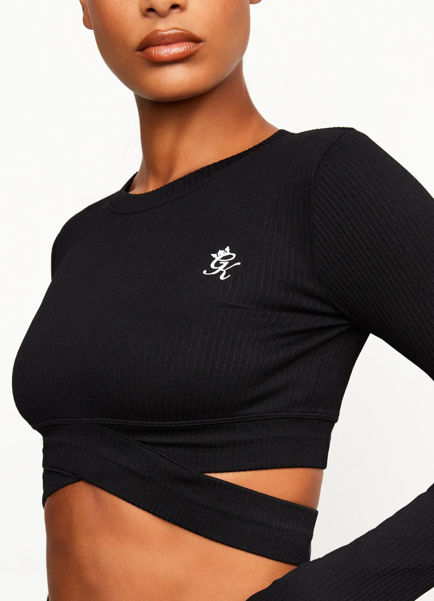 Tops & T-Shirts<Gym King Balance Long Sleeve Top Black