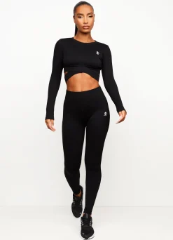 Gymwear<Gym King Balance Long Sleeve Top Black