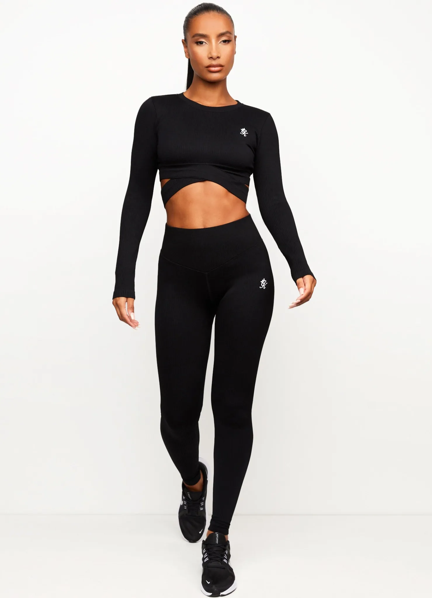 Gymwear<Gym King Balance Long Sleeve Top Black