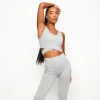 Gymwear<Gym King Balance Rib Bra Mid Grey Marl