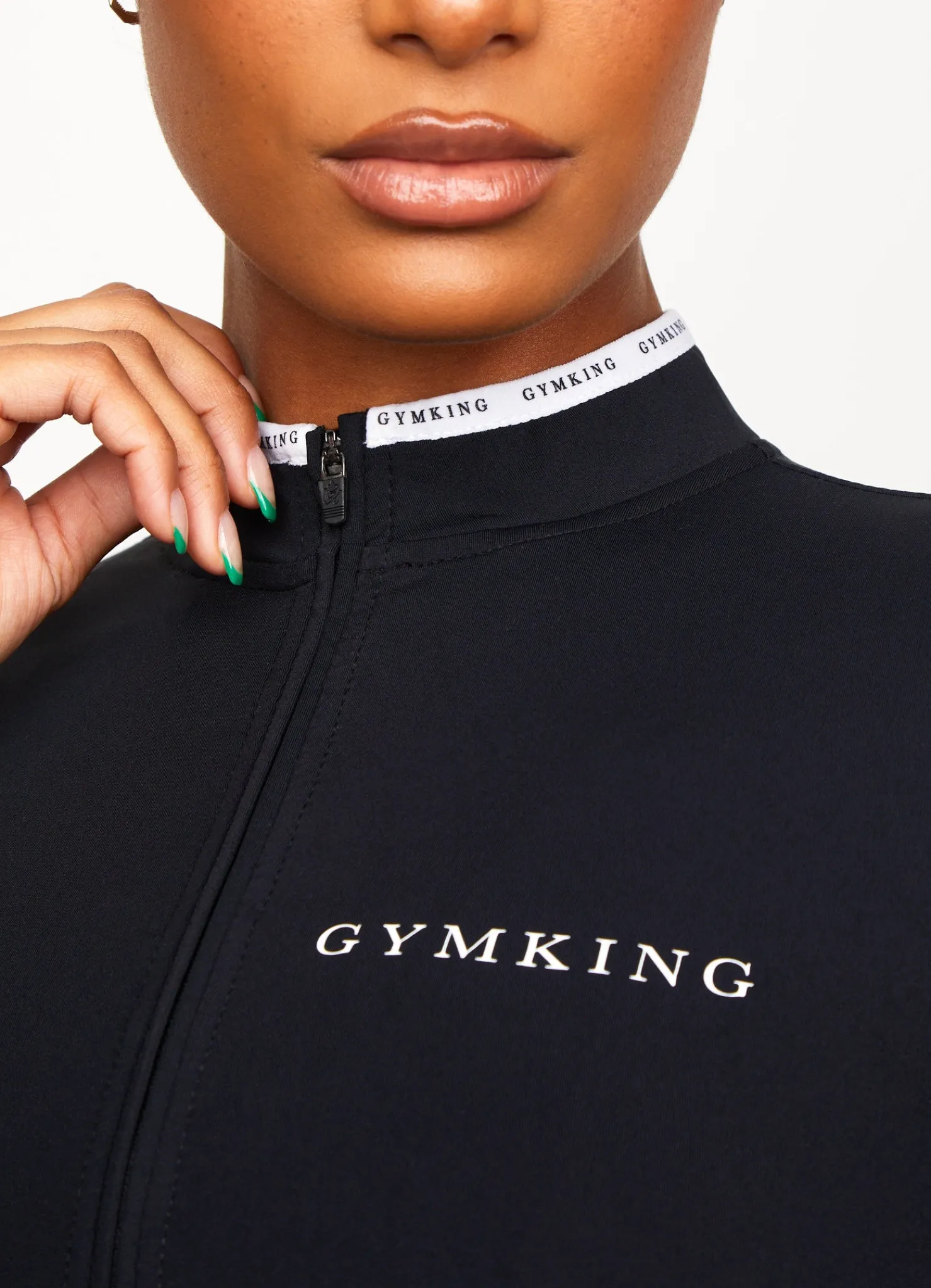 Tops & T-Shirts<Gym King Bound Script Funnel Black/White